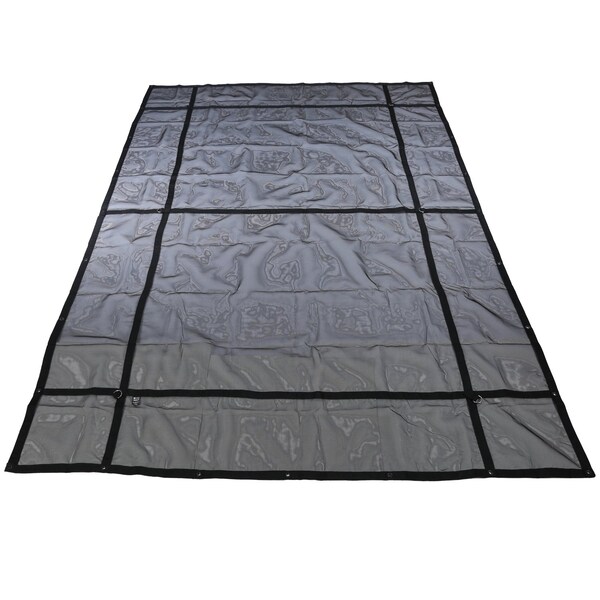 Bulldog Winch Mesh Cargo Net 8x12', perimeter stretch cord, 6pcs cam straps 20411 - main